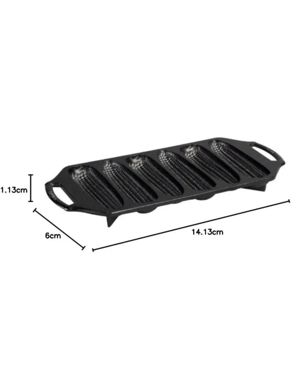 Cast Iron Cornstick Pan - Perfect for Baking, Grilling & Outdoor Cooking